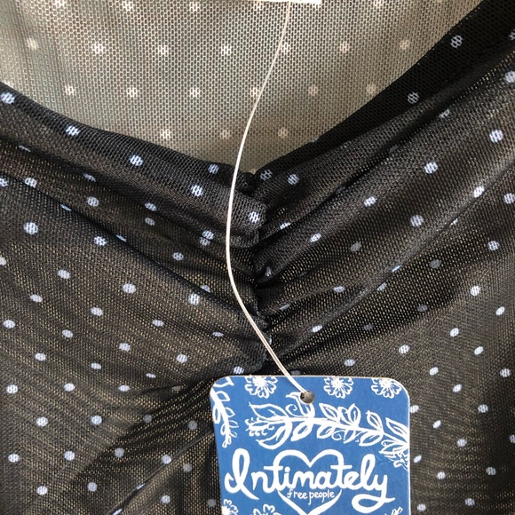 Free People Madeline slip sheer midi dress NWT - Picture 3 of 5